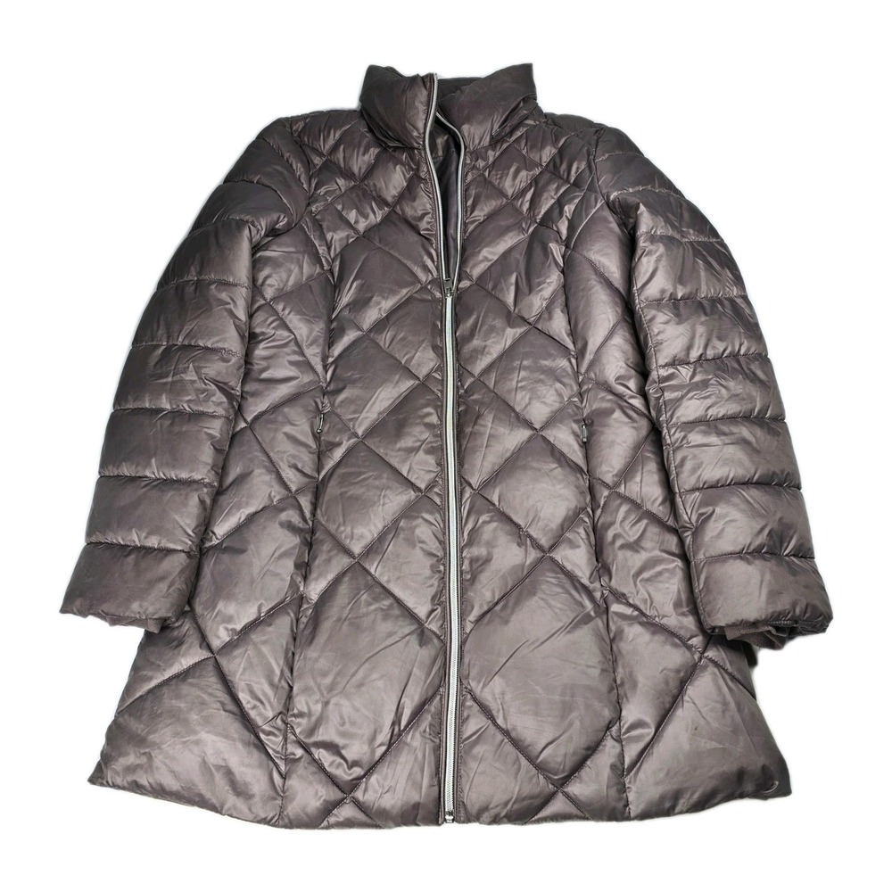 Andrew Marc Women's Puffer Coat Diamond Quilted Full Zip Size S‎
